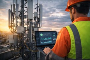 Monitoring the network at sunset