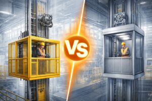 rack and pinion elevator